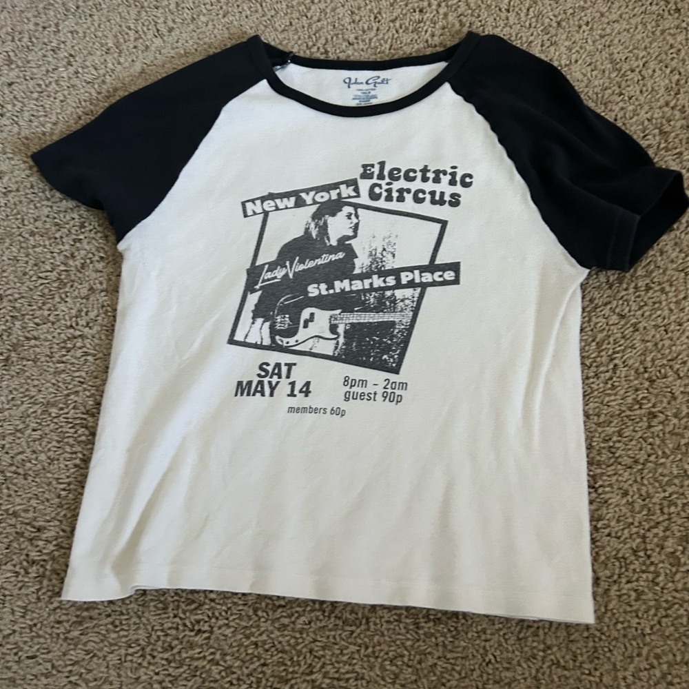 new york electric circus baby tee